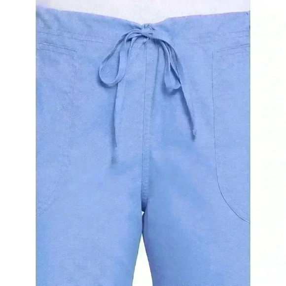 Scrubstar Core Essentials Womens Scrub Pants Drawstring Size XL, 2XL, 3XL Blue - Picture 2 of 13